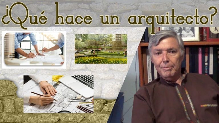Cual es la labor de un arquitecto