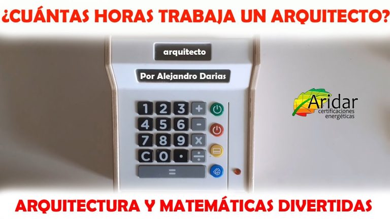 Cuantas horas trabaja un arquitecto