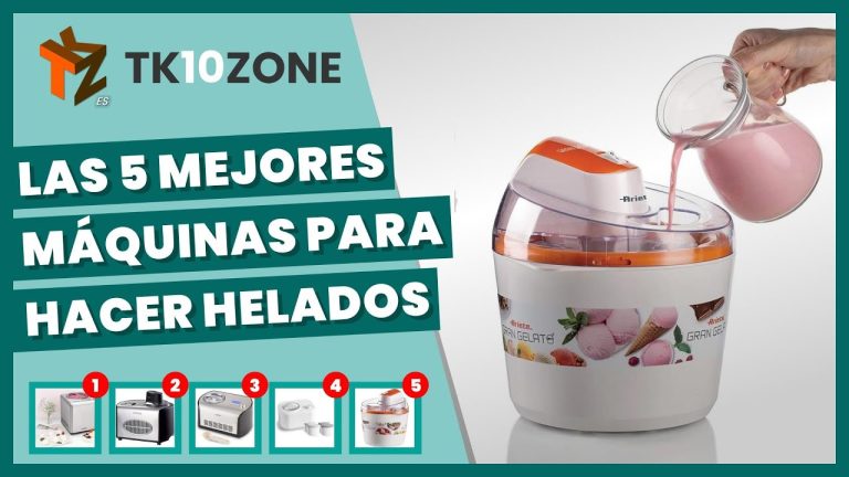 Cual es la mejor maquina para hacer helados en casa