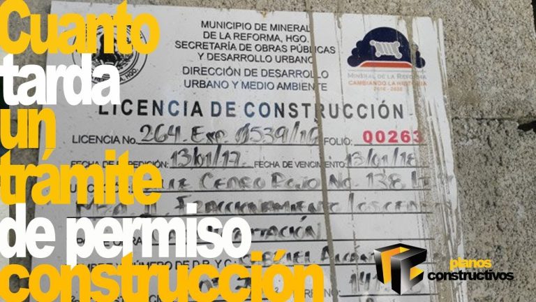 Cuanto dura un permiso de construccion