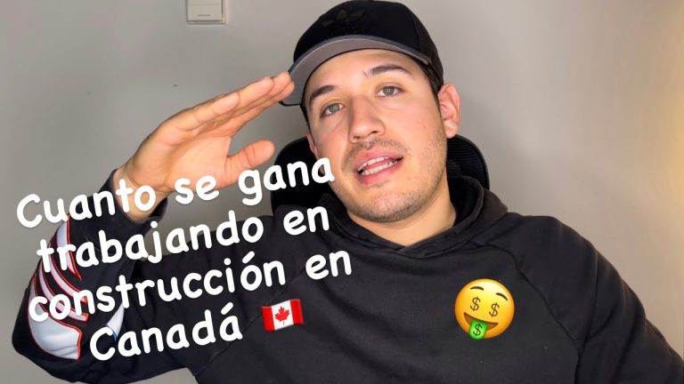 Cuanto se gana en la construcción en canadá